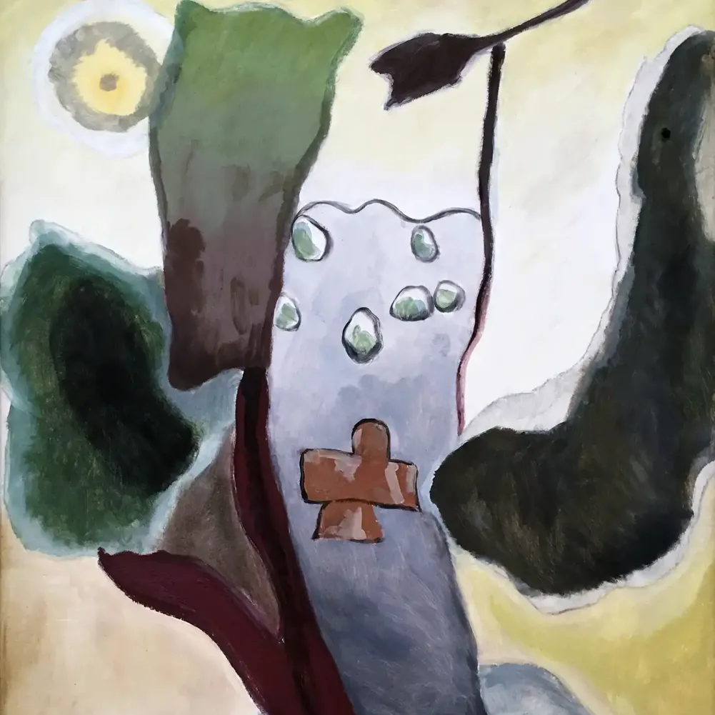 Артур Дав — Крест и флюгер, 1935 (холст, масло)