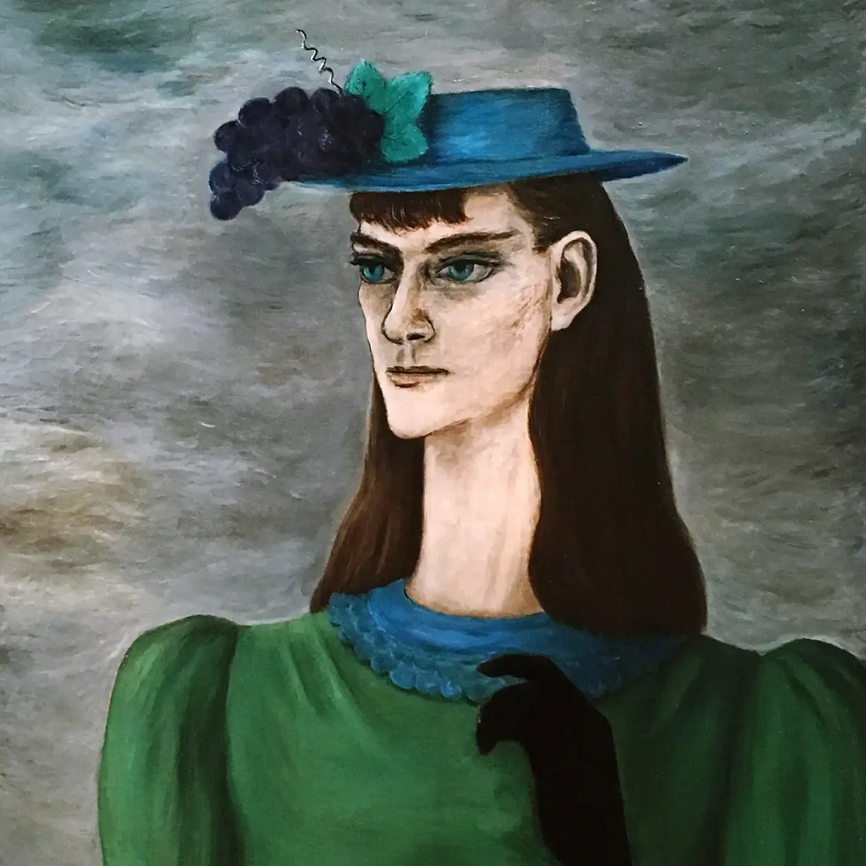 Гертруда Аберкромби — Гертруда Аберкромби — Автопортрет моей сестры, 1941 (холст, масло)