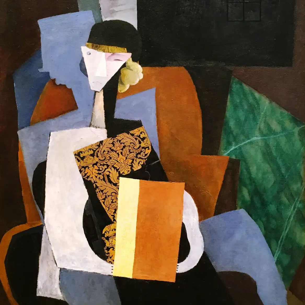 Диего Ривера — Портрет Маревны, 1915 (холст, масло)