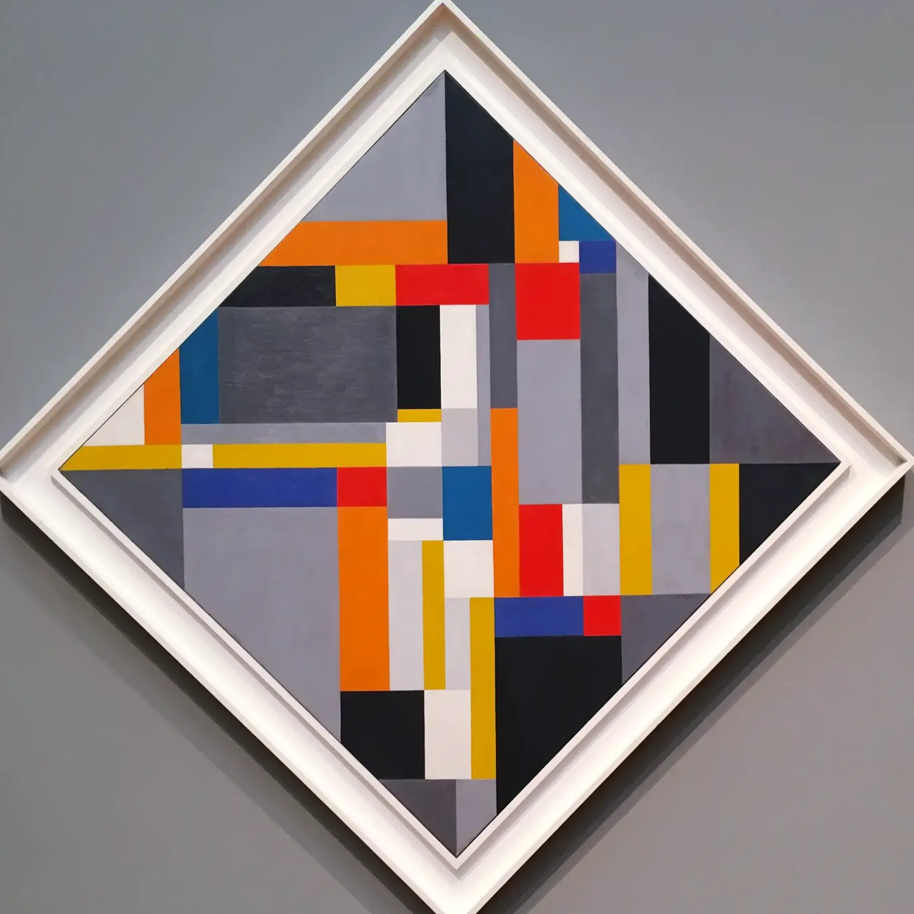 Илья Болотовский — Серый ромб, 1955 (холст, масло)