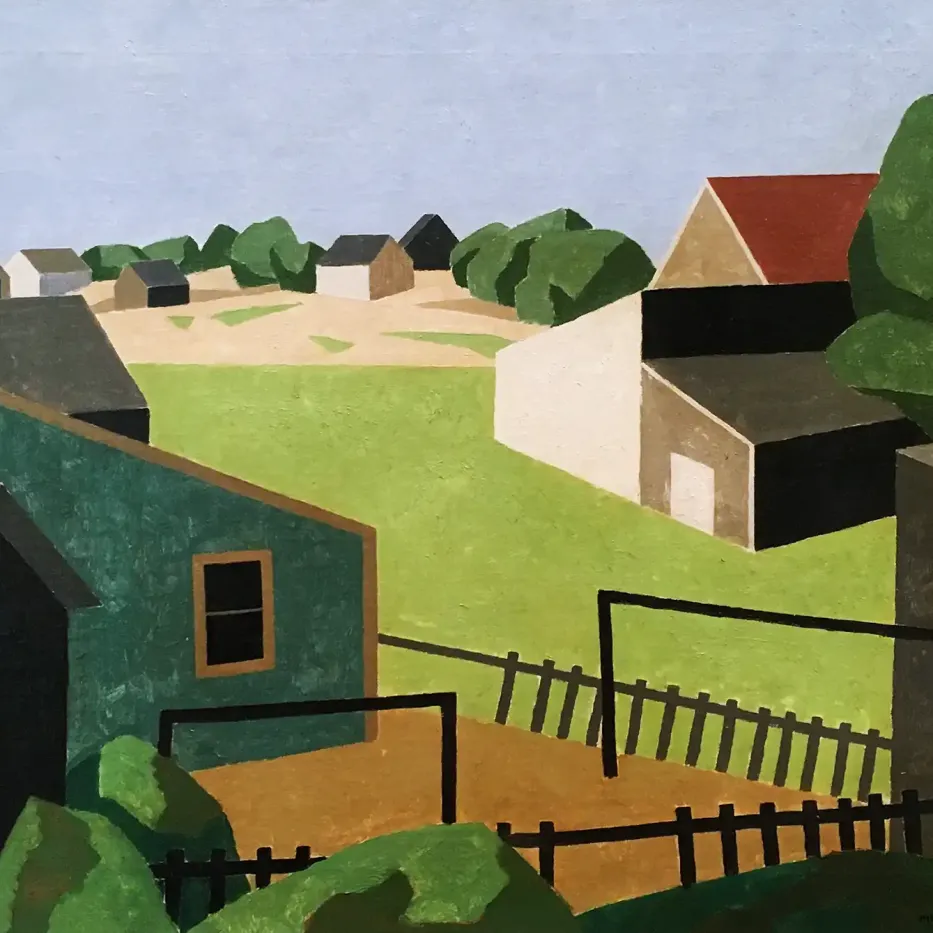 Найлс Спенсер — Кейп-Код, 1926 (масло, холст)