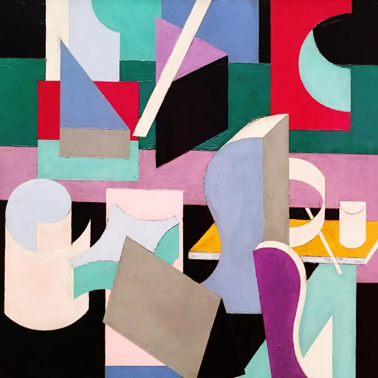 Патрик Генри Брюс — Живопись, 1917-1918 (масло, графит, холст)