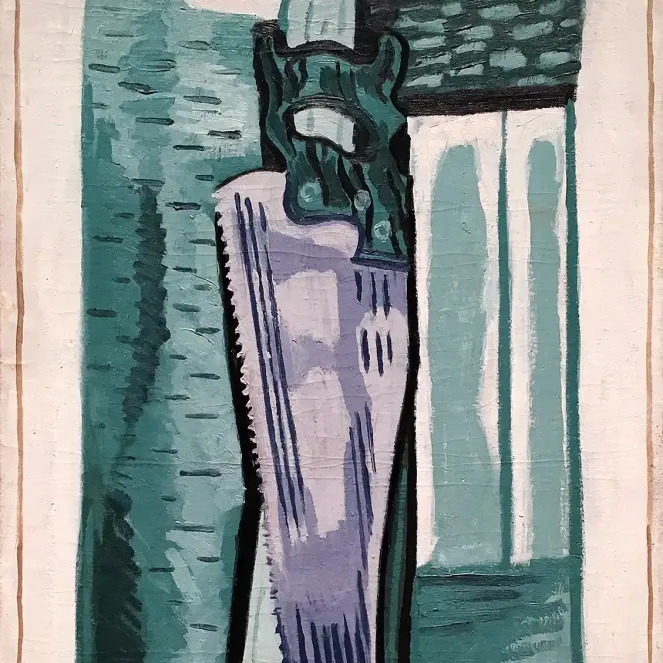 Стюарт Дэвис — Пила, 1923 (холст, масло)