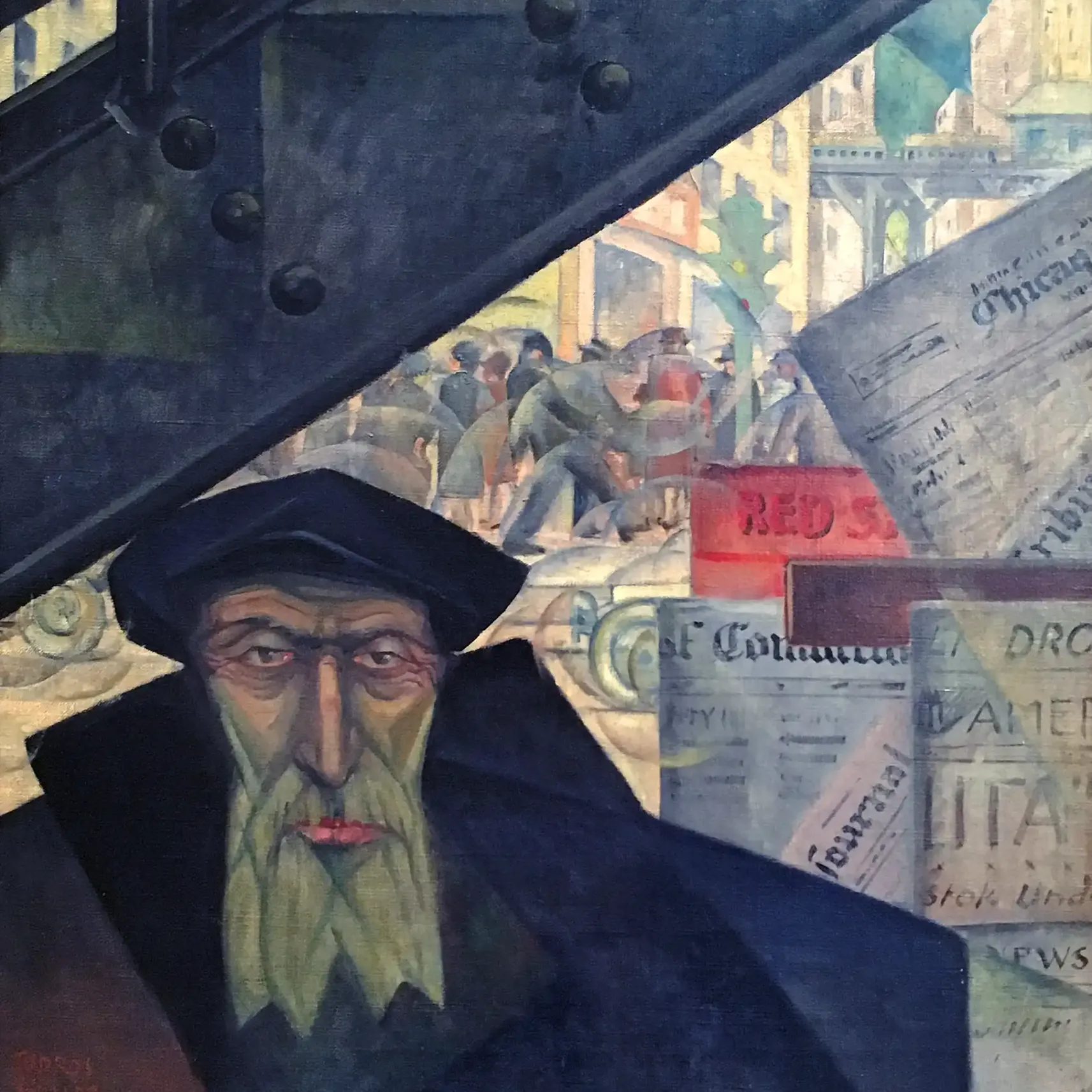 Тодрос Геллер — Странные миры, 1928 (холст, масло)