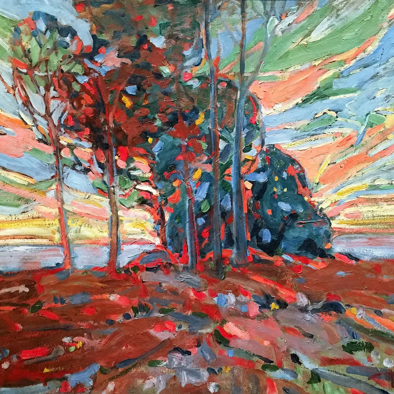 Хейл Вудрафф — Сумерки, 1926 (масло, картон)