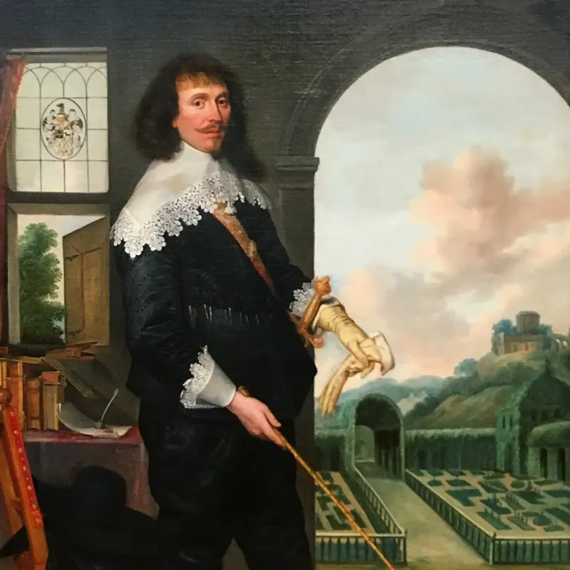 Британская школа 17 век — Портрет Уильяма Стайла из Лэнгли, 1636 (холст, масло)