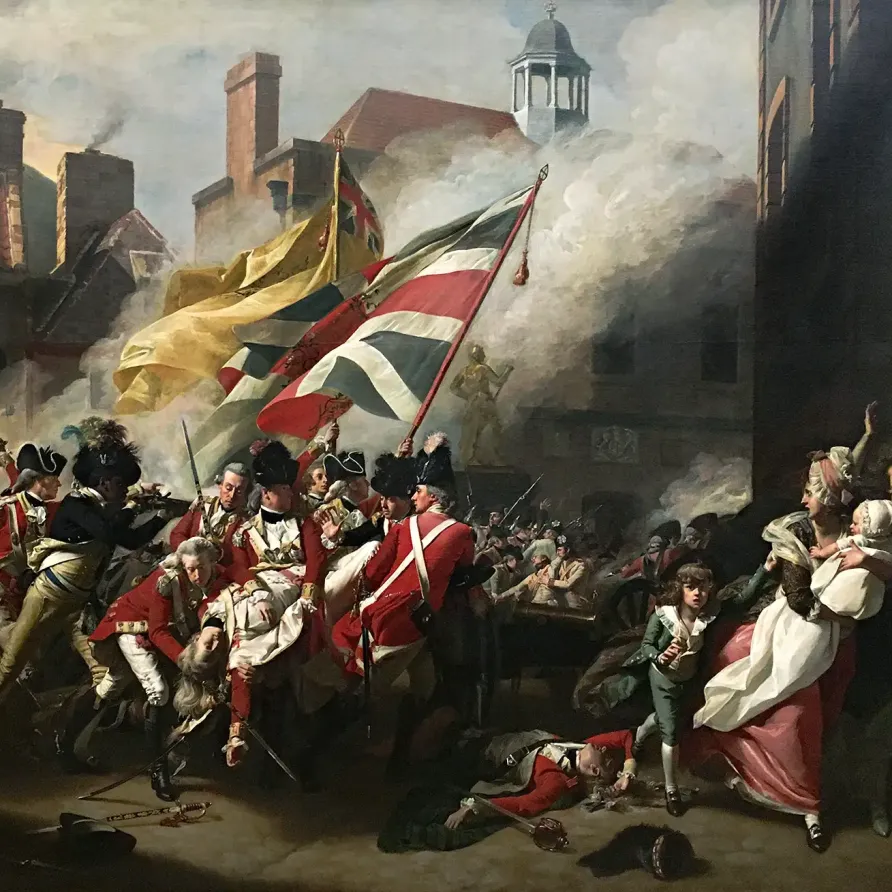 Джон Синглтон Копли — Смерть майора Пирсона, 6 января 1781 года, 1783 (холст, масло)