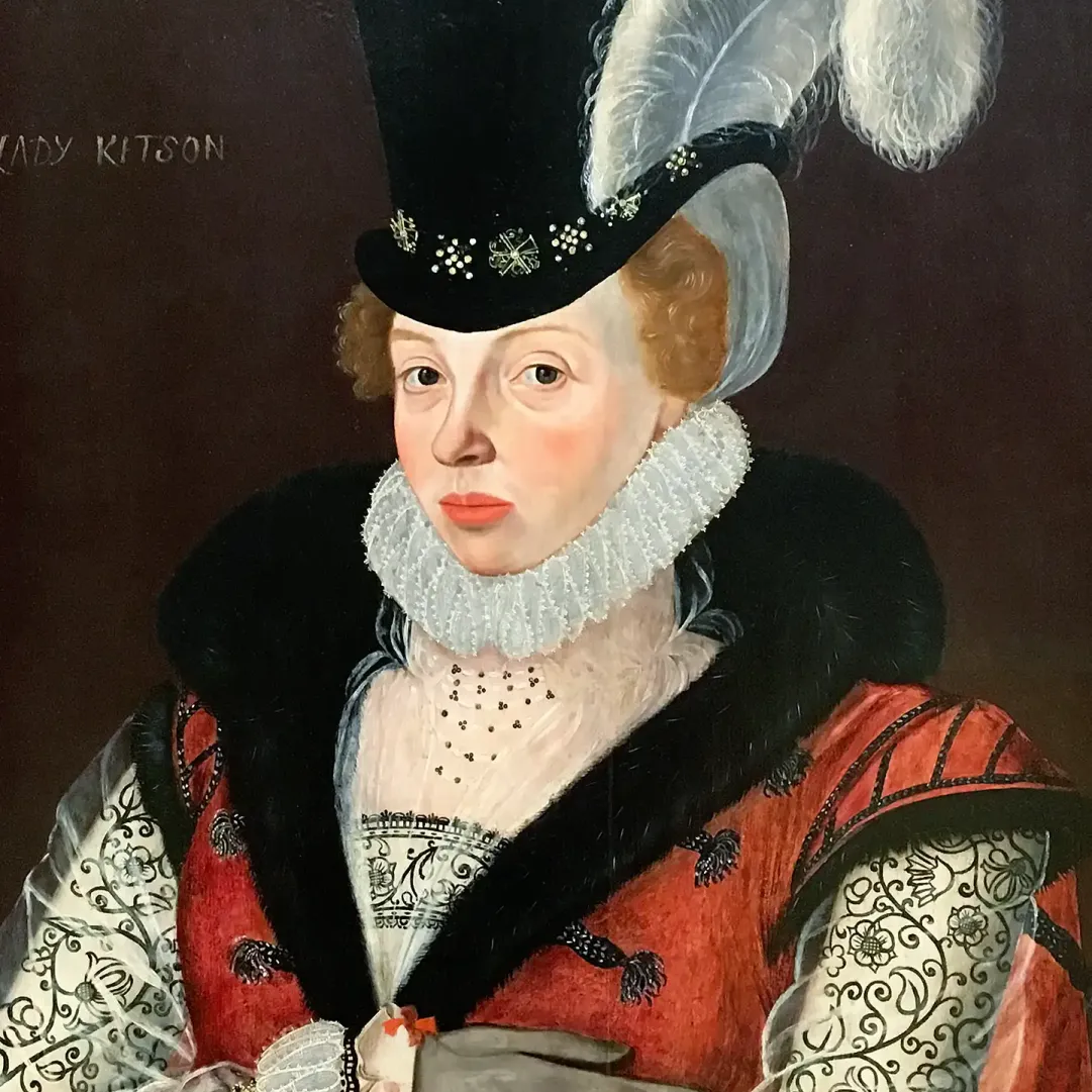 Джордж Гауэр — Леди Китсон, 1573 (масло на дубовой панели)