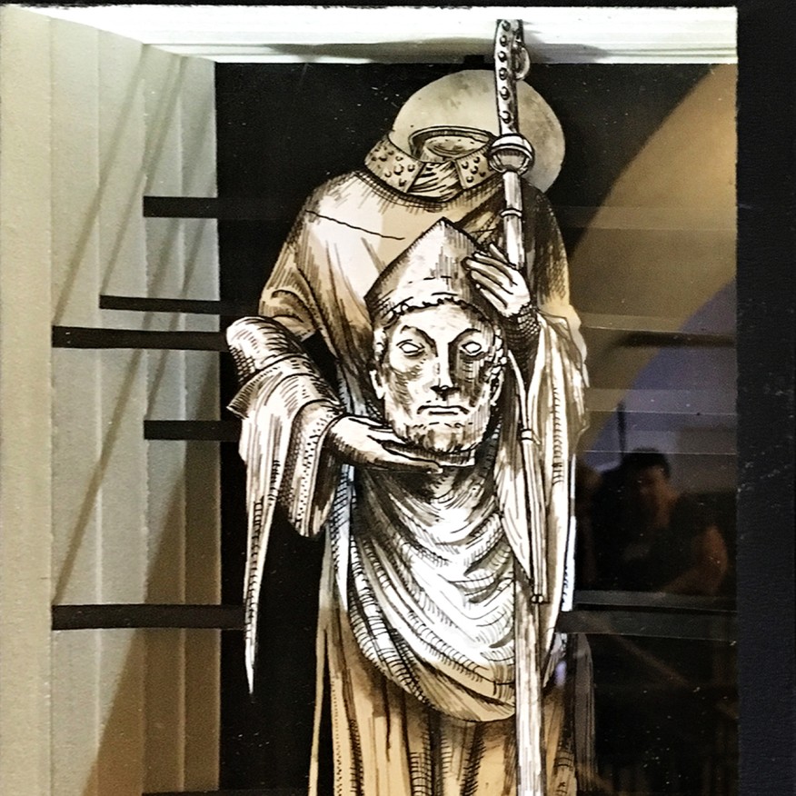 Валерий Гриковский — Страсти по Линнею_1, 2014-2018 (многослойная графика, бумага, тушь, пластик)