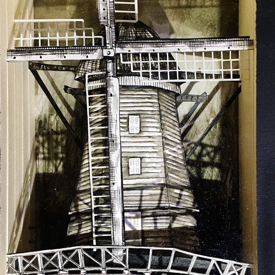 Валерий Гриковский — Страсти по Линнею_24, 2014-2018 (многослойная графика, бумага, тушь, пластик)