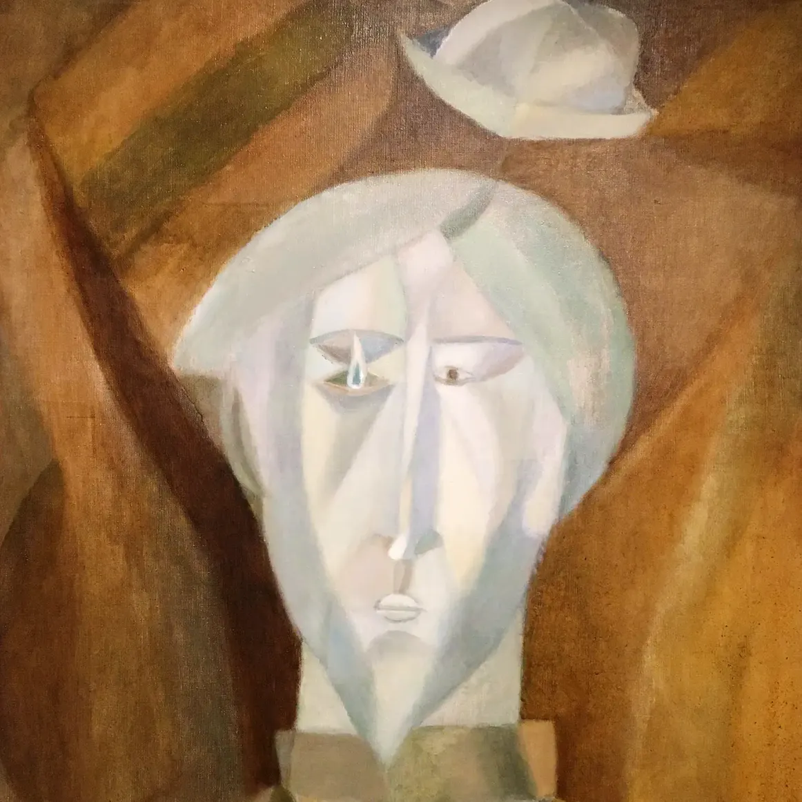 Владимир Стерлигов — Здравствуйте. Автопрортрет, 1967 (холст, масло)