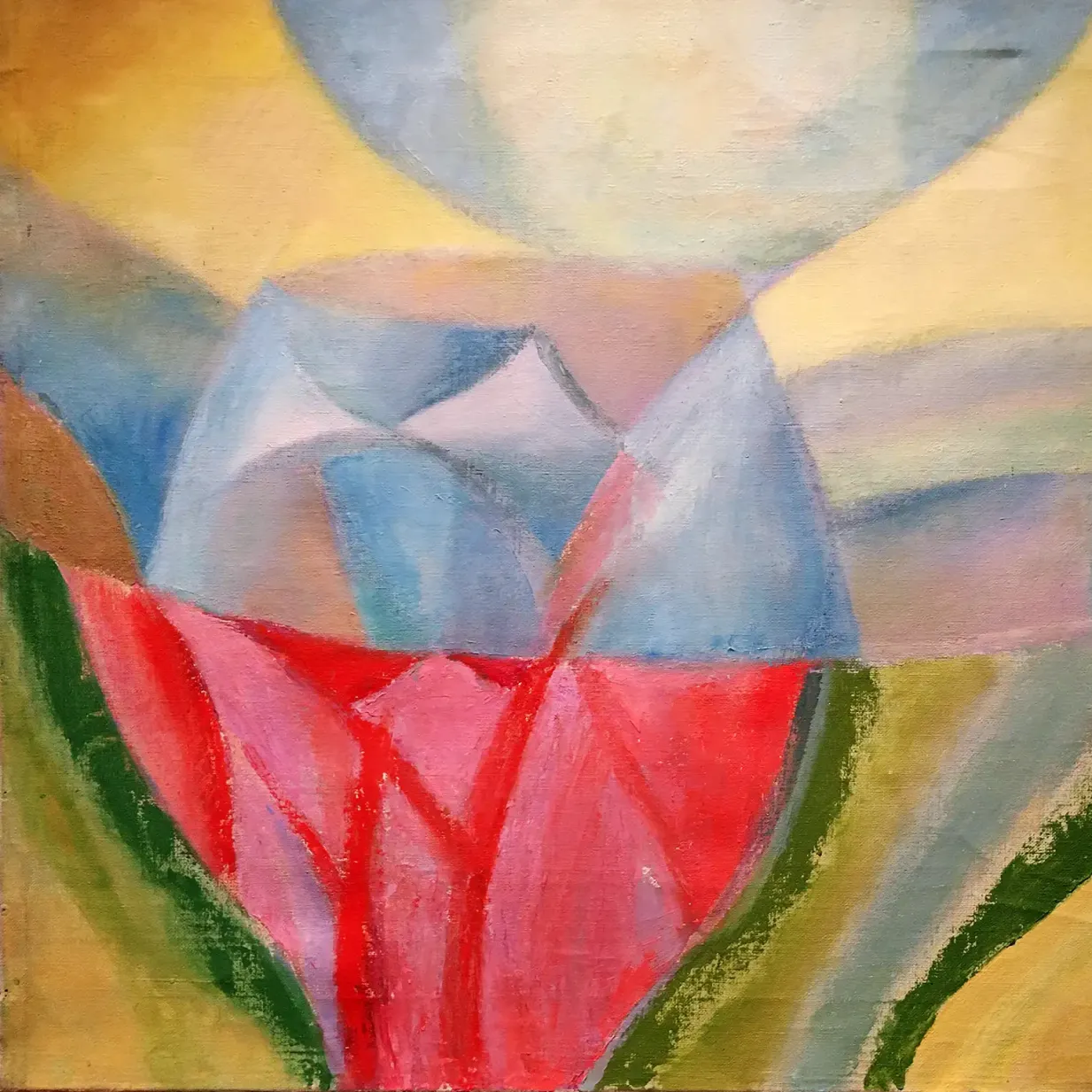 Владимир Стерлигов — Композиция. Чаша, 1964 (холст, масло)