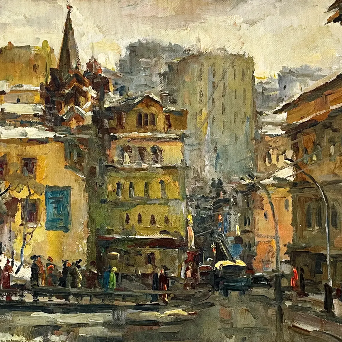 А.В. Филимонов — Москва. Театральный проезд, 1994 (холст, масло)