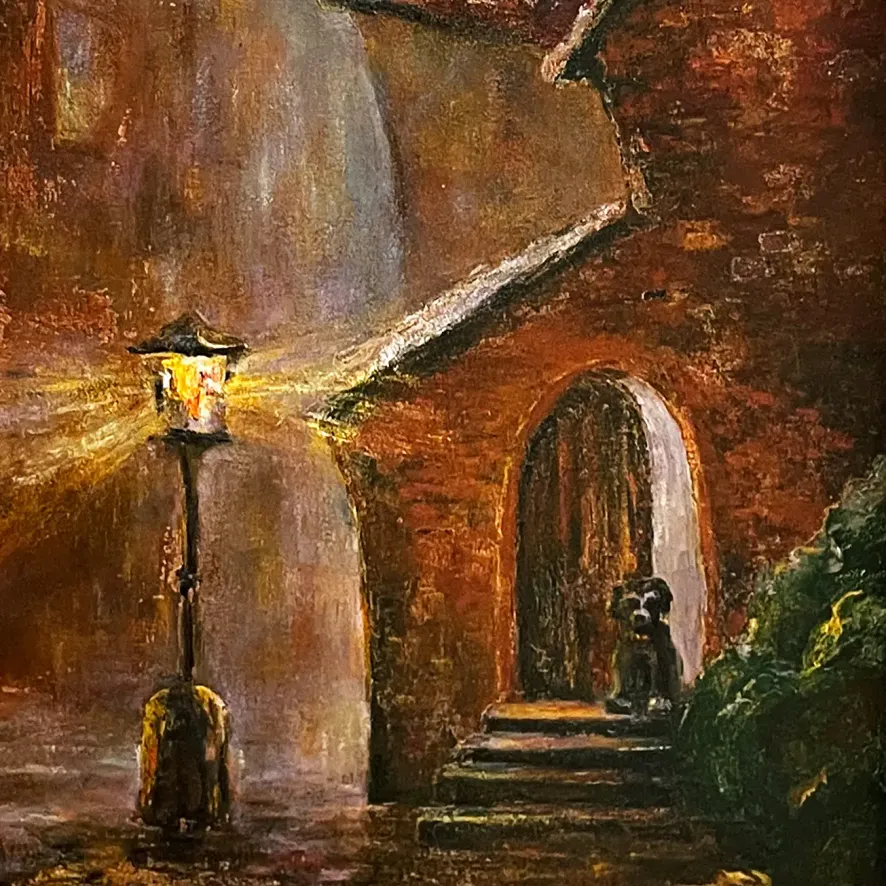 А.Л. Заборщиков — Вечер, 1994 (холст, масло)