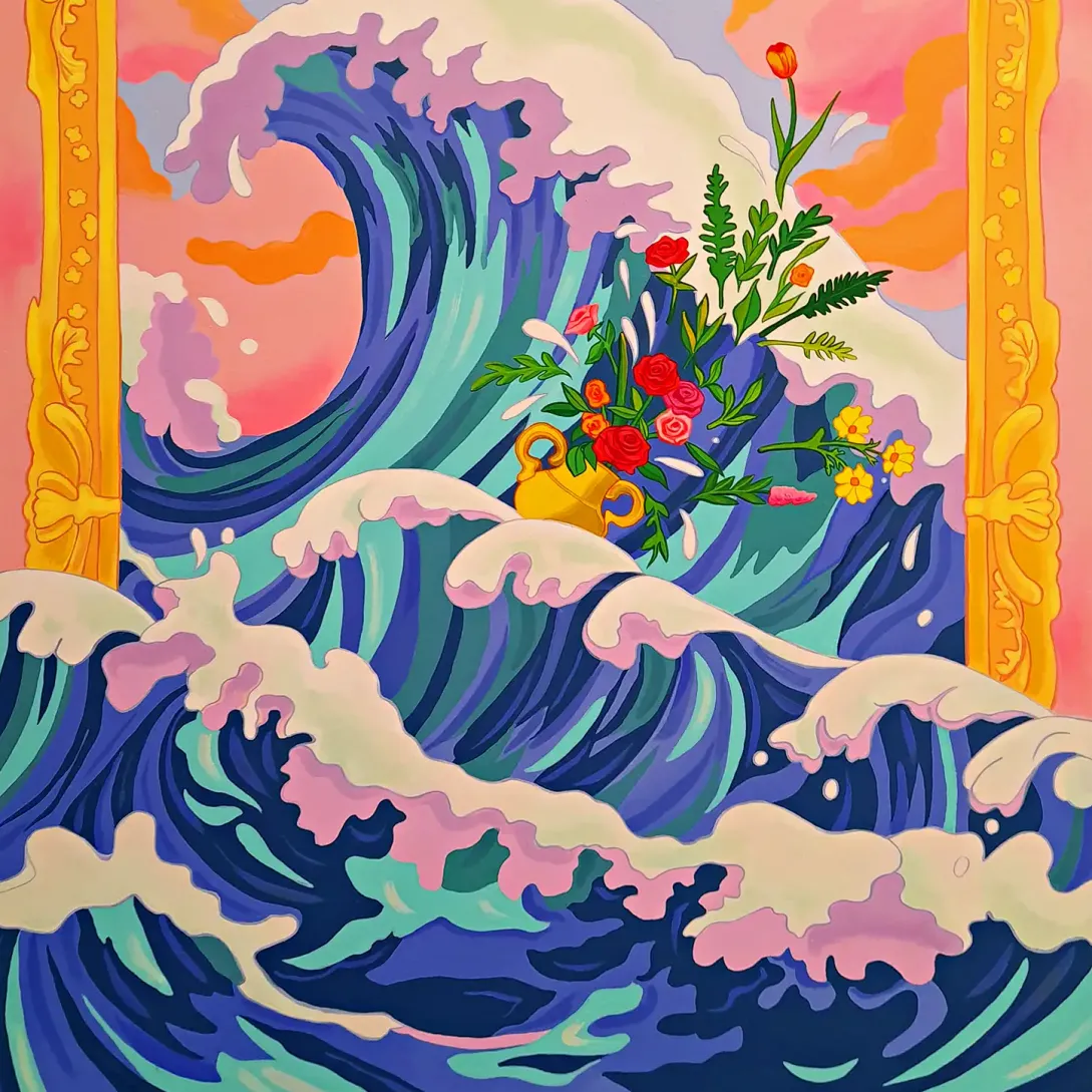 Джулс Монсон — Режим выживания (холст, акрил)