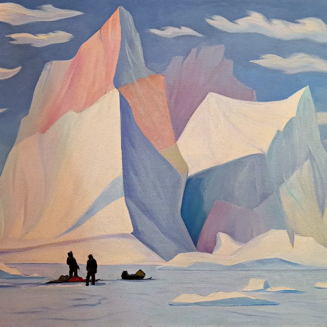 Дорис Маккарти — Фантазия об айсберге, 1991 (холст, масло)