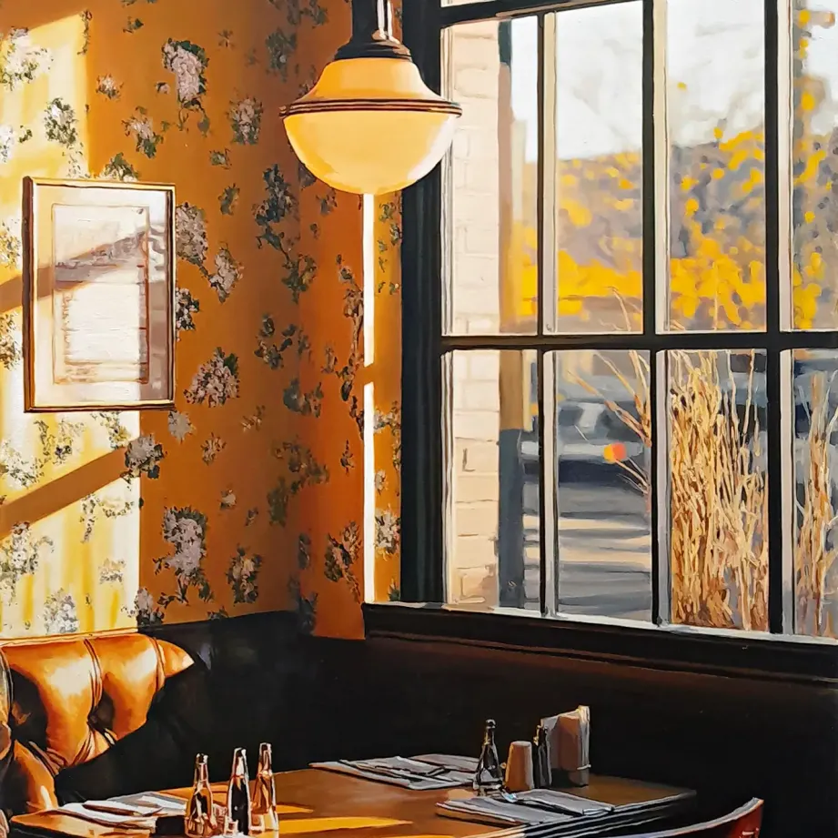 Игаль Озери — Оттенки оранжевого, 2025 (холст, масло)