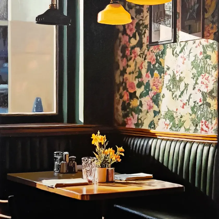 Игаль Озери — Свежие цветы, 2025 (холст, масло)