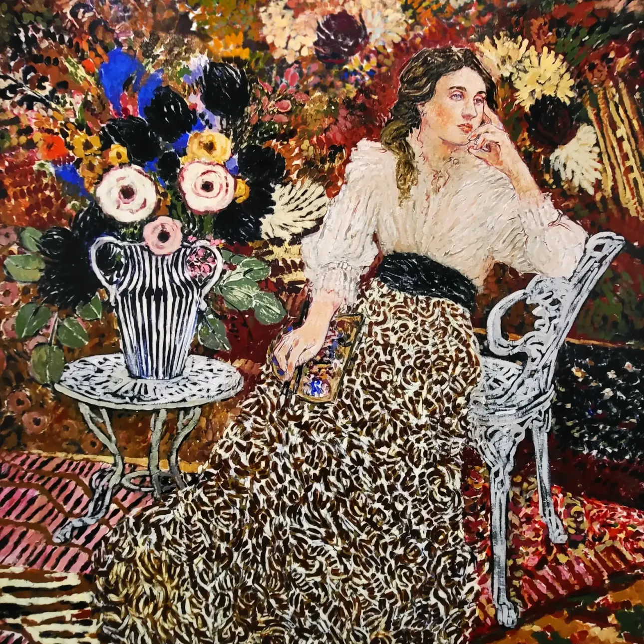 Питер Аспелл — Красный страж, 1997 (холст, масло)