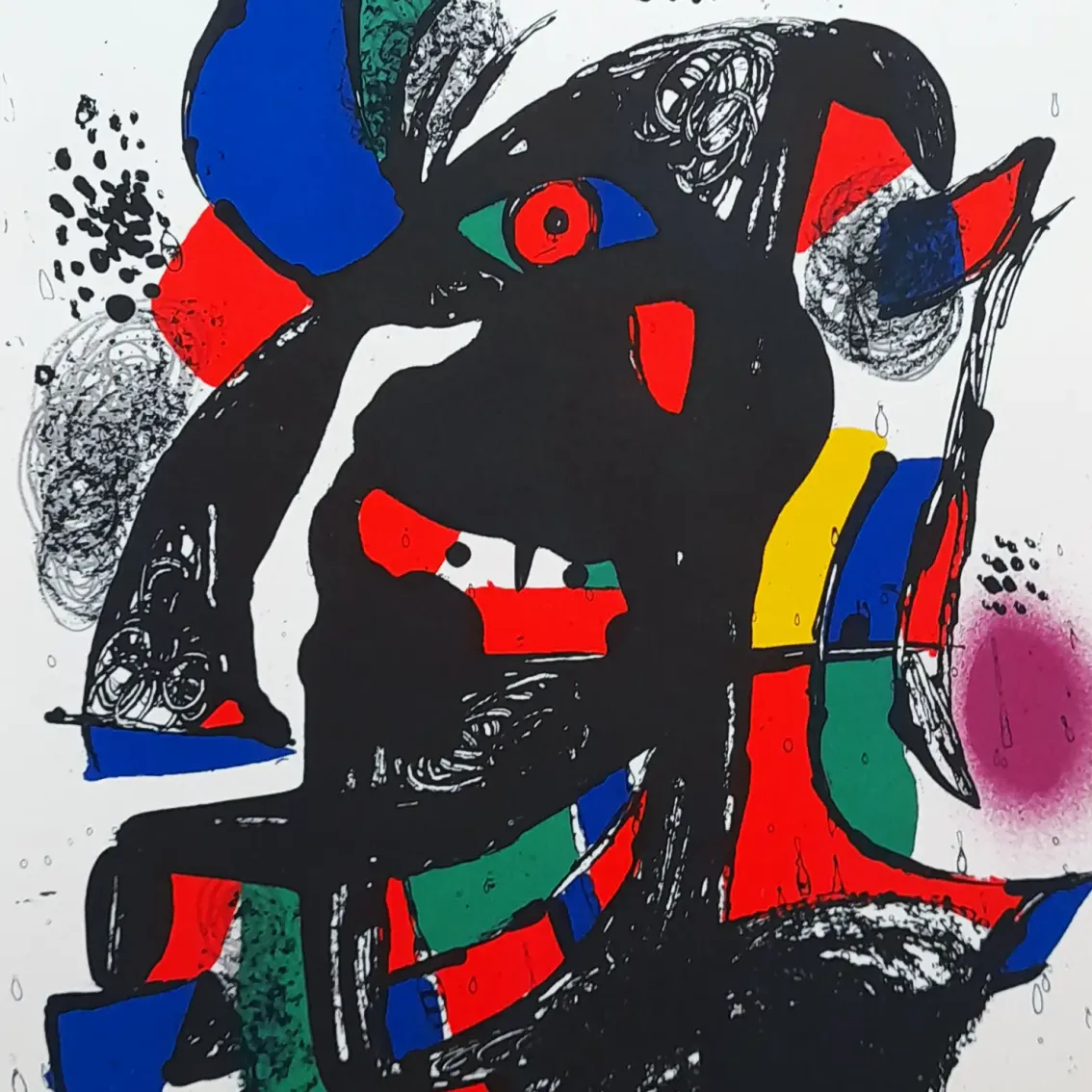 Хуан Миро — Без названия 1, 1981 (литография)