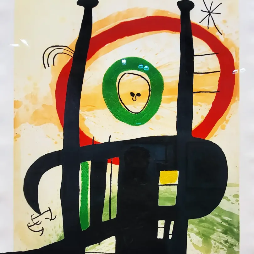 Хуан Миро — Великий распорядитель, 1969 (офорт, акватинта и карборунд на бумаге)