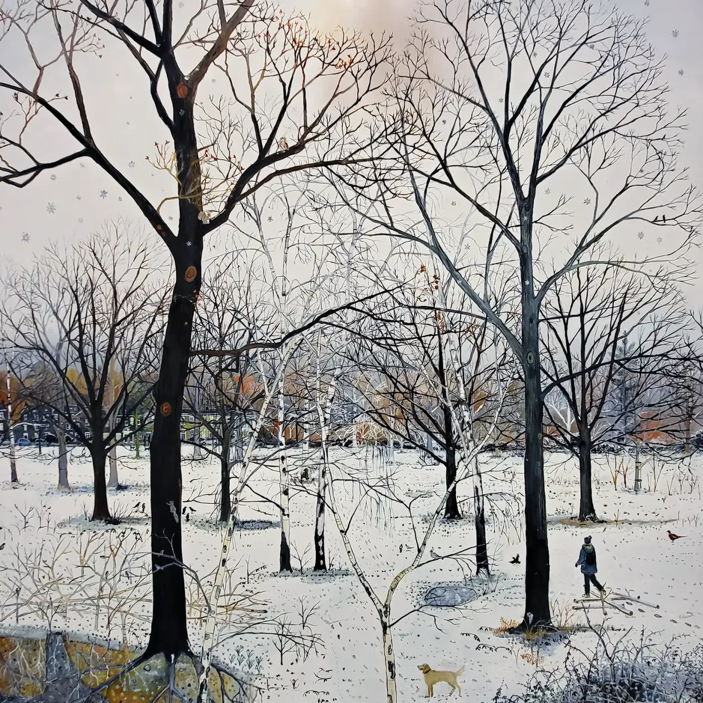 Эмма Хоуорт — Зимний полдень (холст, масло)