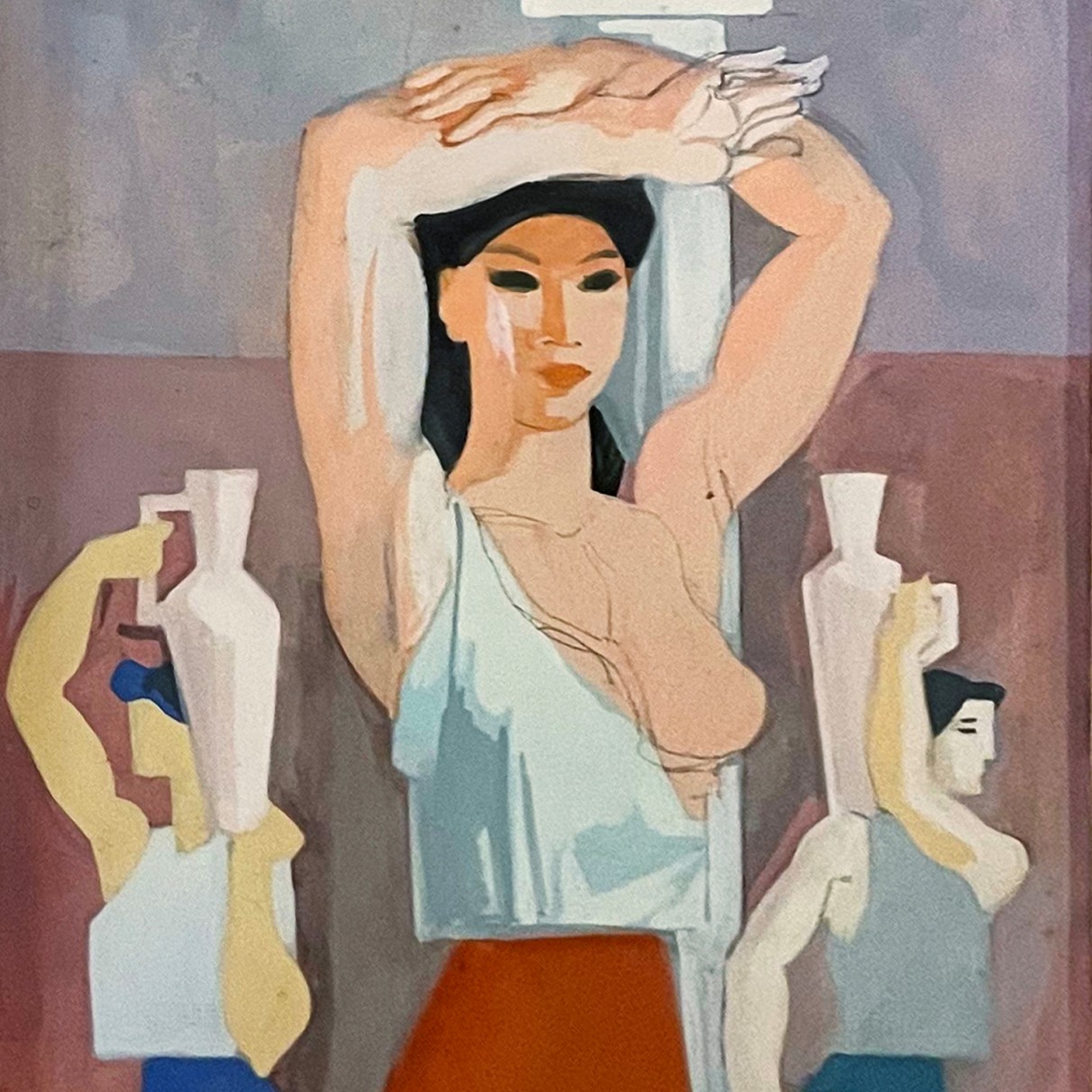 Ено Медвечки — Женская акварель, 1930