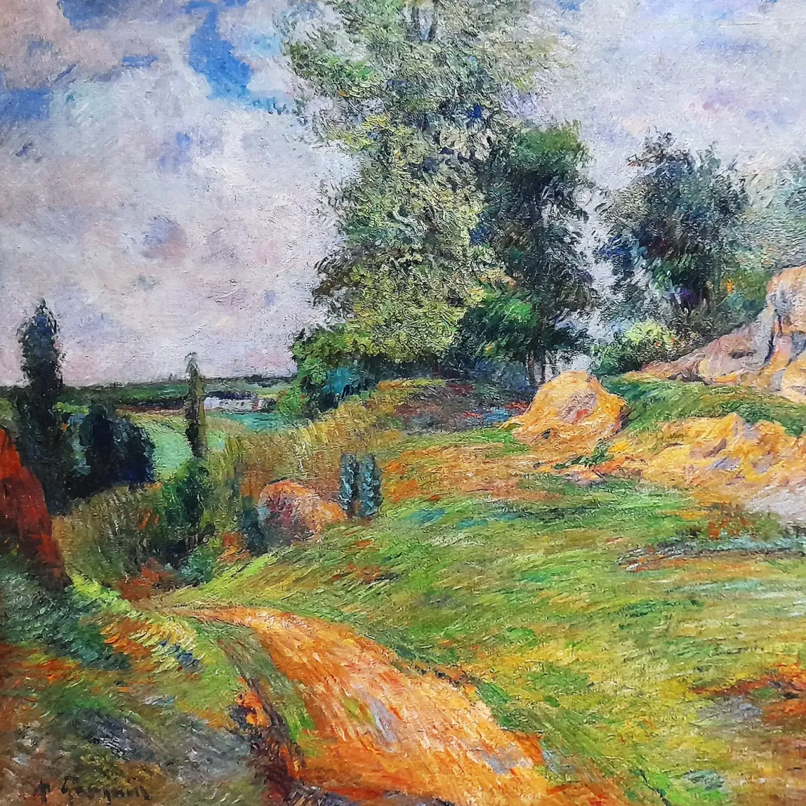 Поль Гоген — Карьеры Лё-Шу, близ Понтуаза, 1882 (холст, масло)