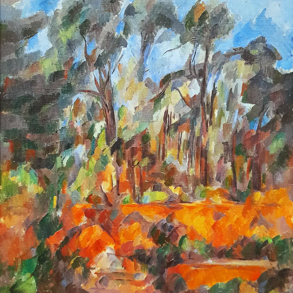 Поль Сезанн — Лес. около 1902-1904 (холст, масло)