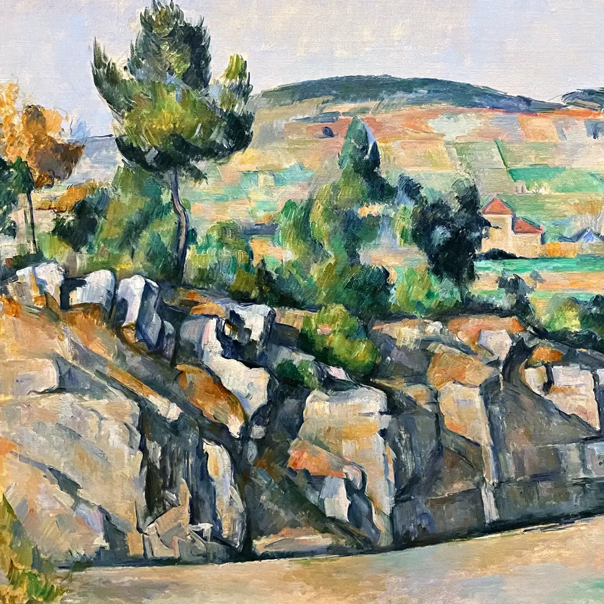 Поль Сезанн — Склон в Провансе, около 1890-1892 (холст, масло)