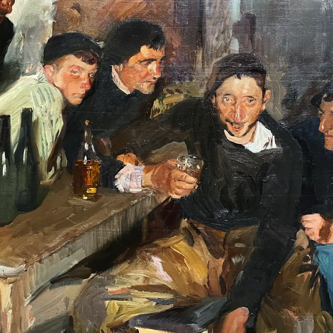 Хоакин Соролья — Пьяница, Сараус, 1910 (холст, масло)