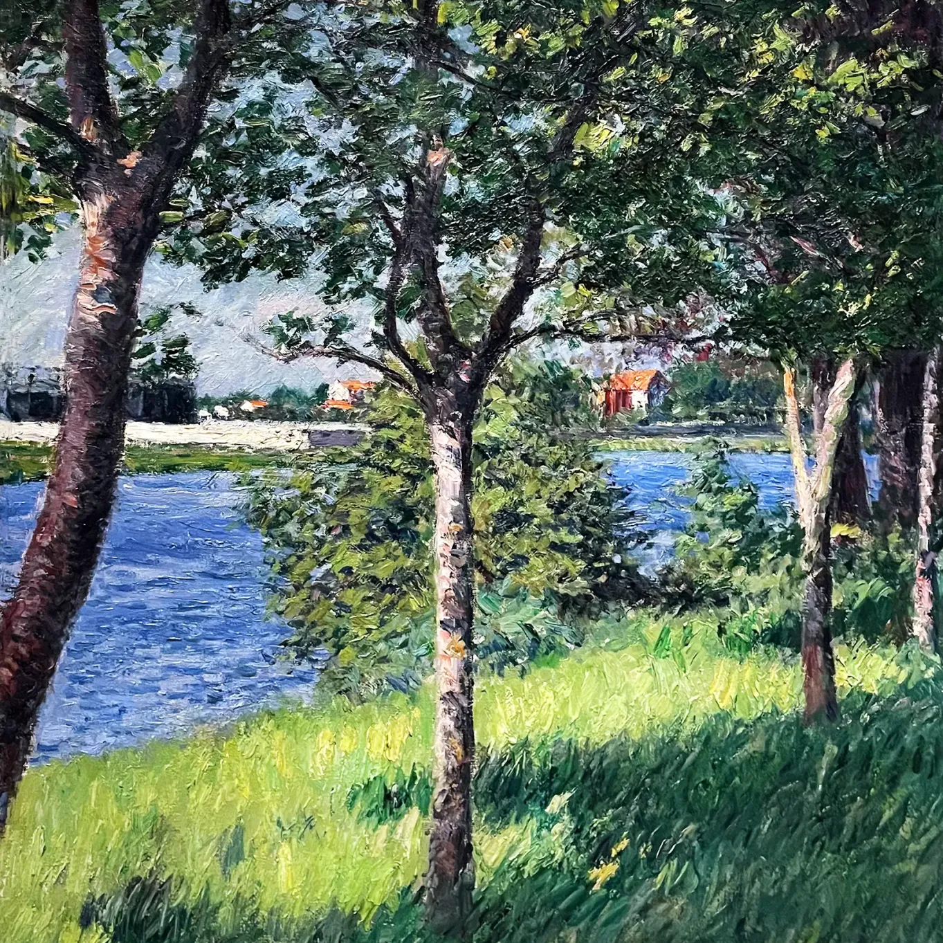 Гюстав Кайботт — Берег Сены возле Аржантёя, 1888 (холст, масло)