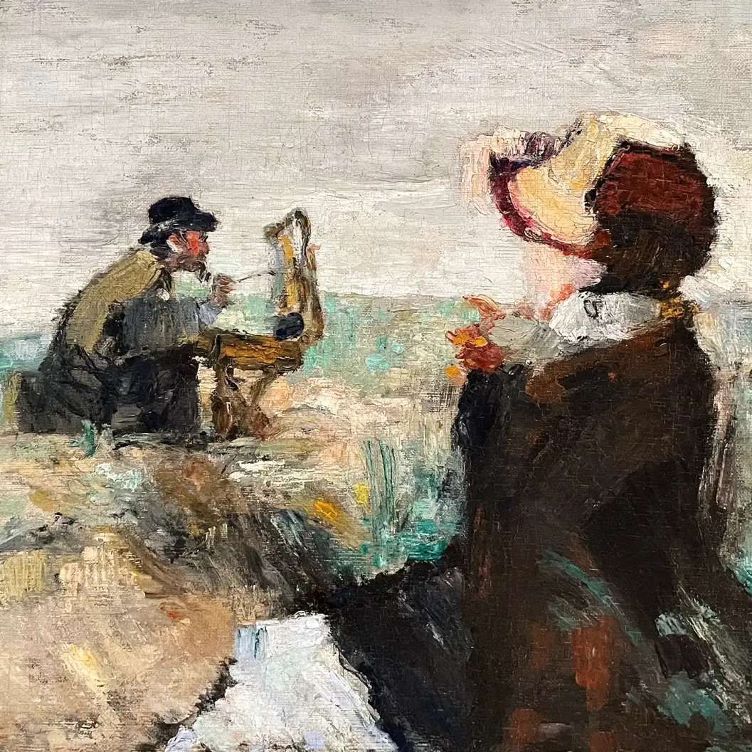 Джеймс Энсор — В дюнах, 1883 (холст, масло)