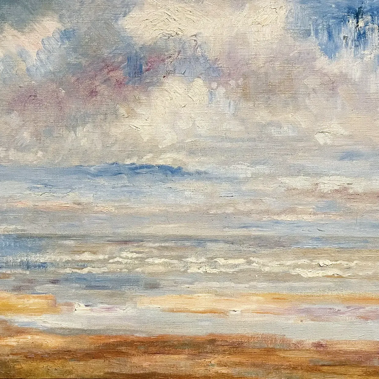 Джеймс Энсор — Морской пейзаж, 1923 (холст, масло)