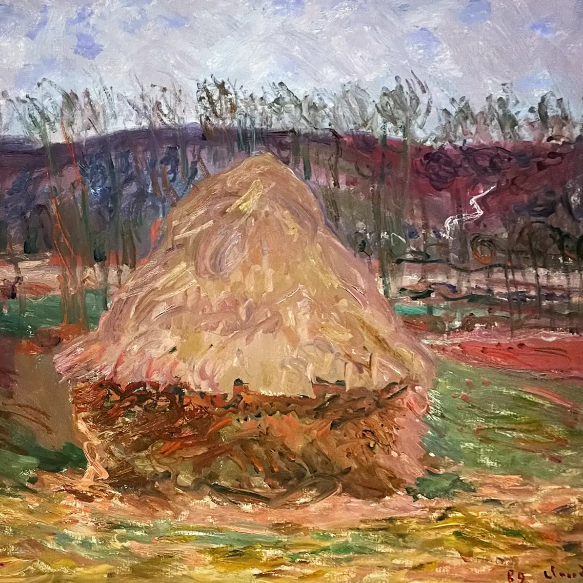 Клод Моне — Стог сена в Живерни, 1889 (холст, масло)