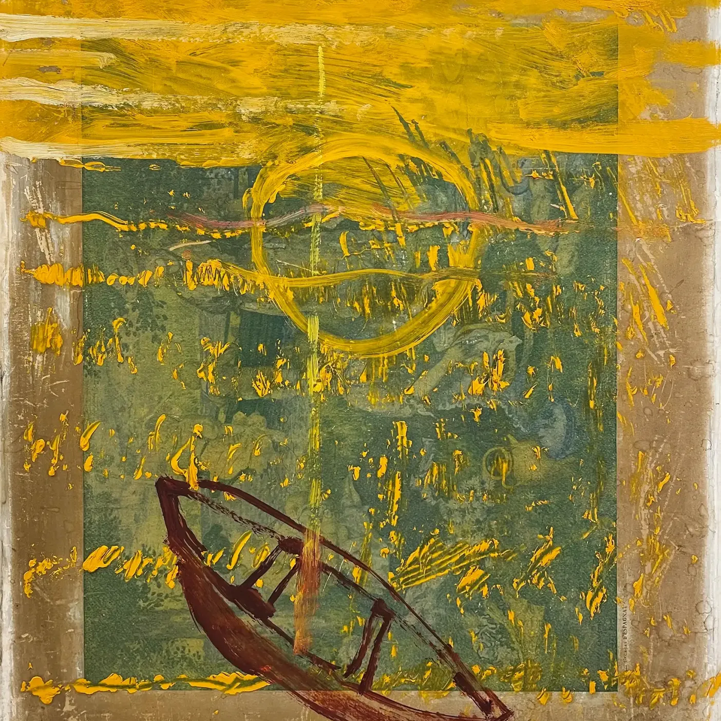 Геннадий Устюгов -- Окно во вселенную, 1997 (холст, масло)