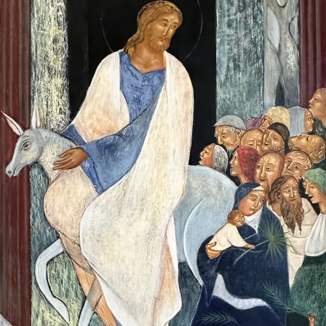 Герасим Антарин — Альфа и Омега, триптих, фрагмент (темпера и масло на дереве)