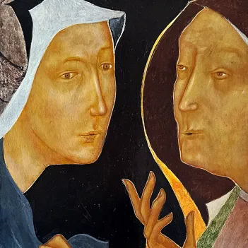 Герасим Антарин — Без названия (темпера и масло на дереве)