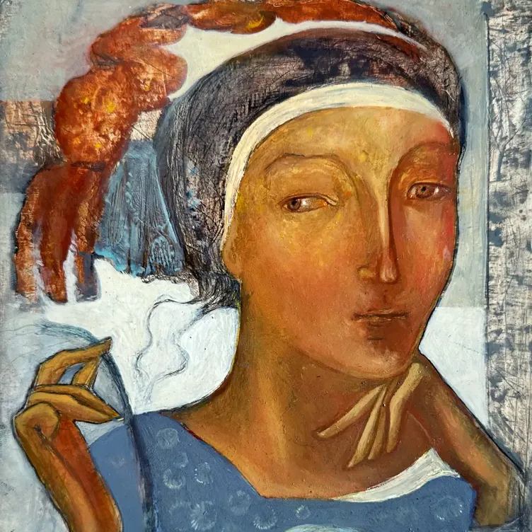 Герасим Антарин — Без названия темпера и масло на дереве)