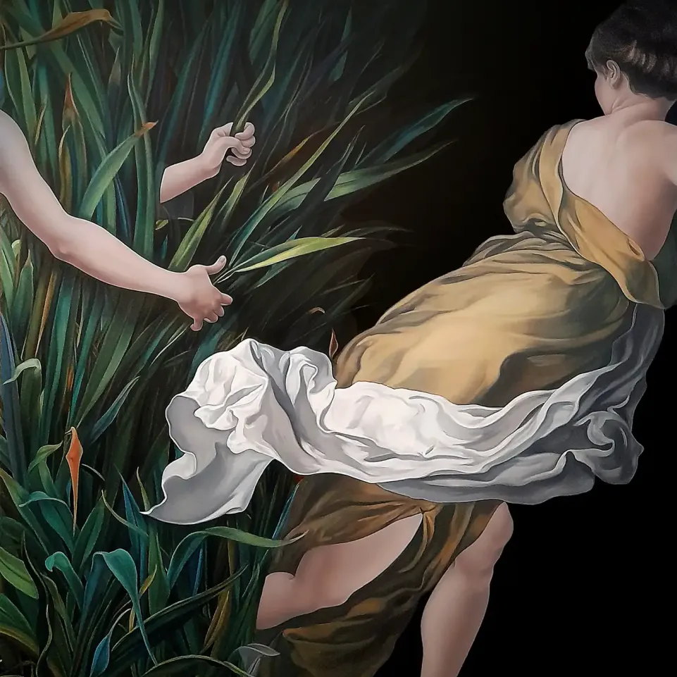 Джесси Мокрин — Сиринкс, 2018 (холст, масло)