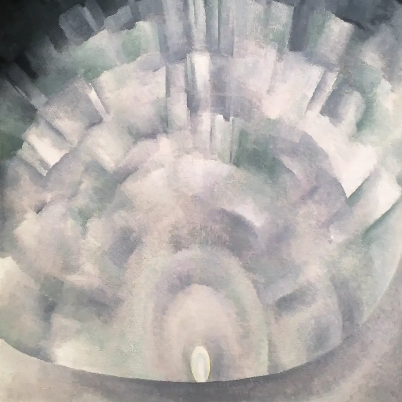 Джорджия О’Киф — Балетная пачка или электрический свет, 1927 (холст, масло)