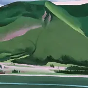 Джорджия О’Кифф — Зелёные горы, Канада, 1932 (холст, масло)