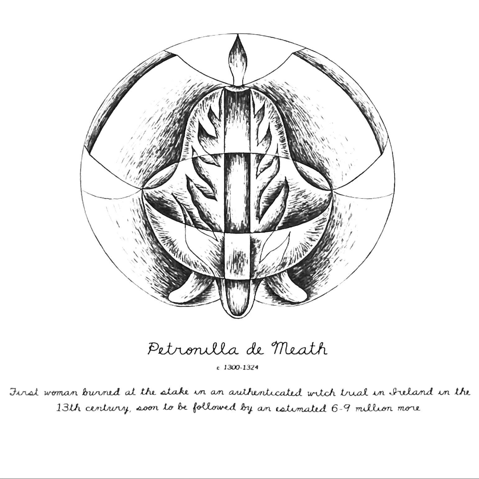 «The Dinner Party» (из серии: «Обед») 1974–1979(рисунок на бумаге_4)