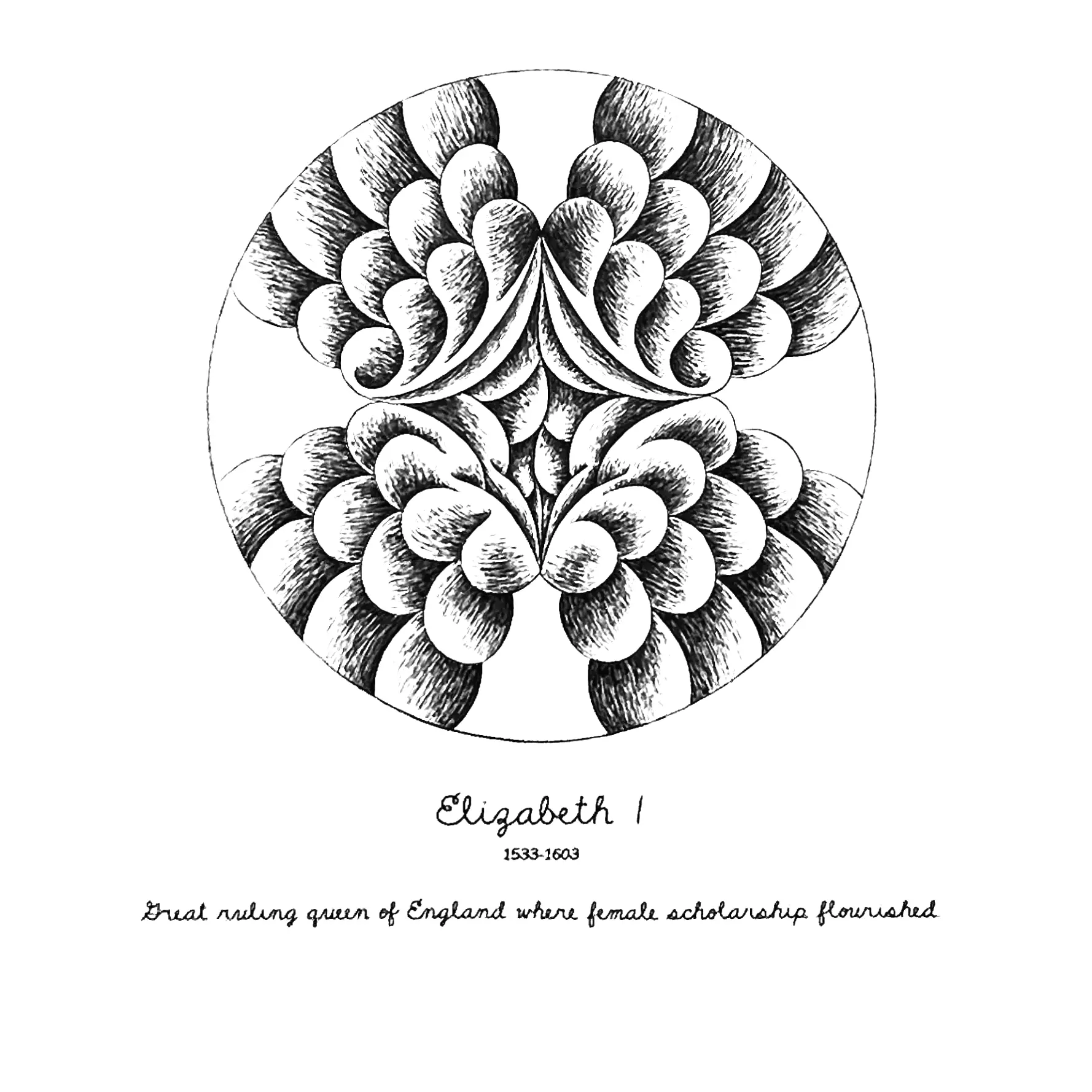 «The Dinner Party» (из серии: «Обед») 1974–1979(рисунок на бумаге_10)