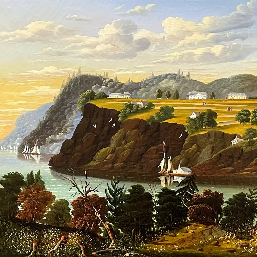 Эдвард К. — Вид на Форт-Снеллинг, около 1850 года (холст, масло)