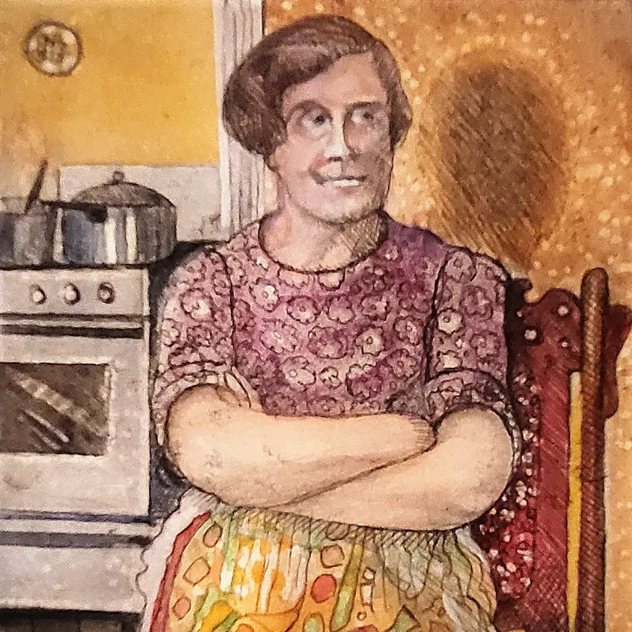 Дэвид Блэквуд — Молли, 2020 (офорт и акватинта на бумаге)