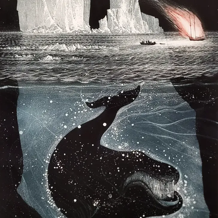 Дэвид Блэквуд — Поисковая партия, 1963 (офорт, акватинта и сухая игла на бумаге)