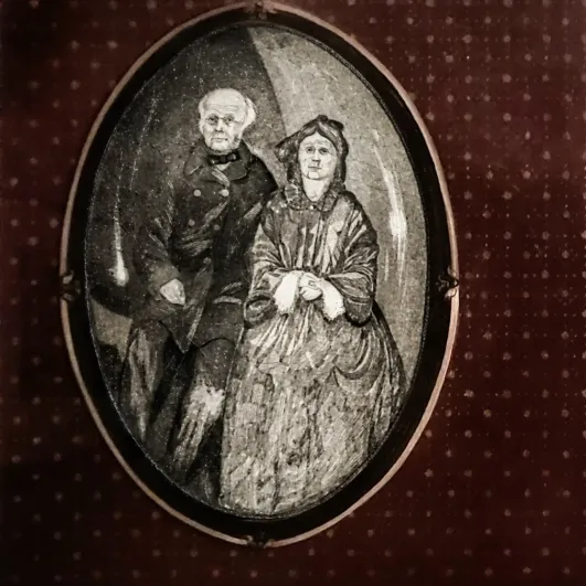 Дэвид Блэквуд — Флора С. Никерсон в Лабрадорском море, 1982 (офорт и акватинта на бумаге)