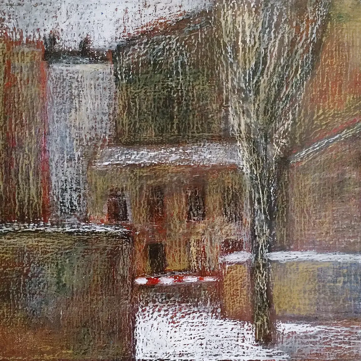 Екатерина Посецельская — Пятое время года, 2014-2016 (холст, смешанная техника)