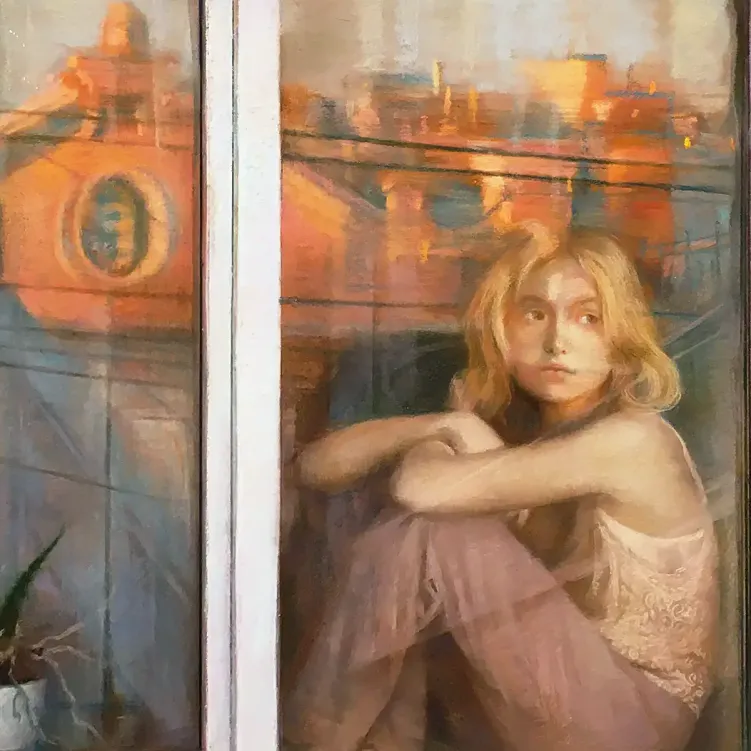 Елена Прудникова — Нежный возраст, 2019 (бумага, пастель)